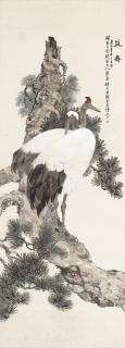 Liu Kuiling - Two Cranes