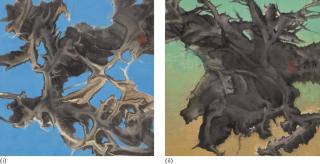 Liu Kuo-Sung - Branches Of The Confucian Temple And Roots Of The Confucian Temple (Set Of Two Works)