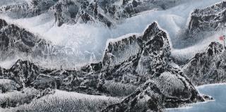 Liu Kuo-Sung - Tibet Series: The Peak Surrounded By The Mountains (Painted In 2014)