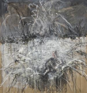 Liu Wei - Landscape With Rabbit