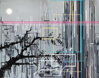 Liu Wei - Purple Air III No. 4