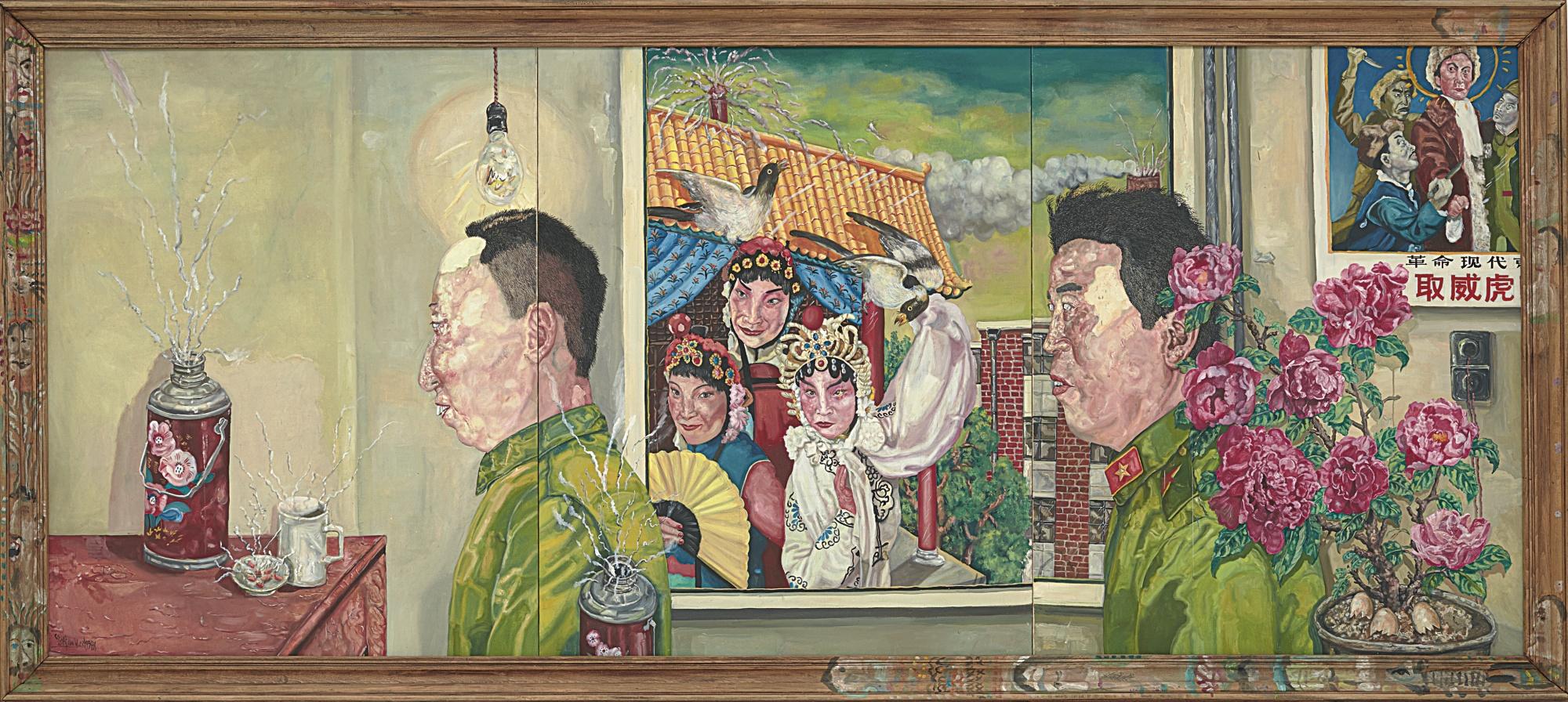 Liu Wei - The Revolutionary Family Series (Triptych)