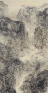 Liu Xun - MISTY LANDSCAPE
