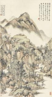 Liu Yanchong - Landscape After Wang Yuanqi