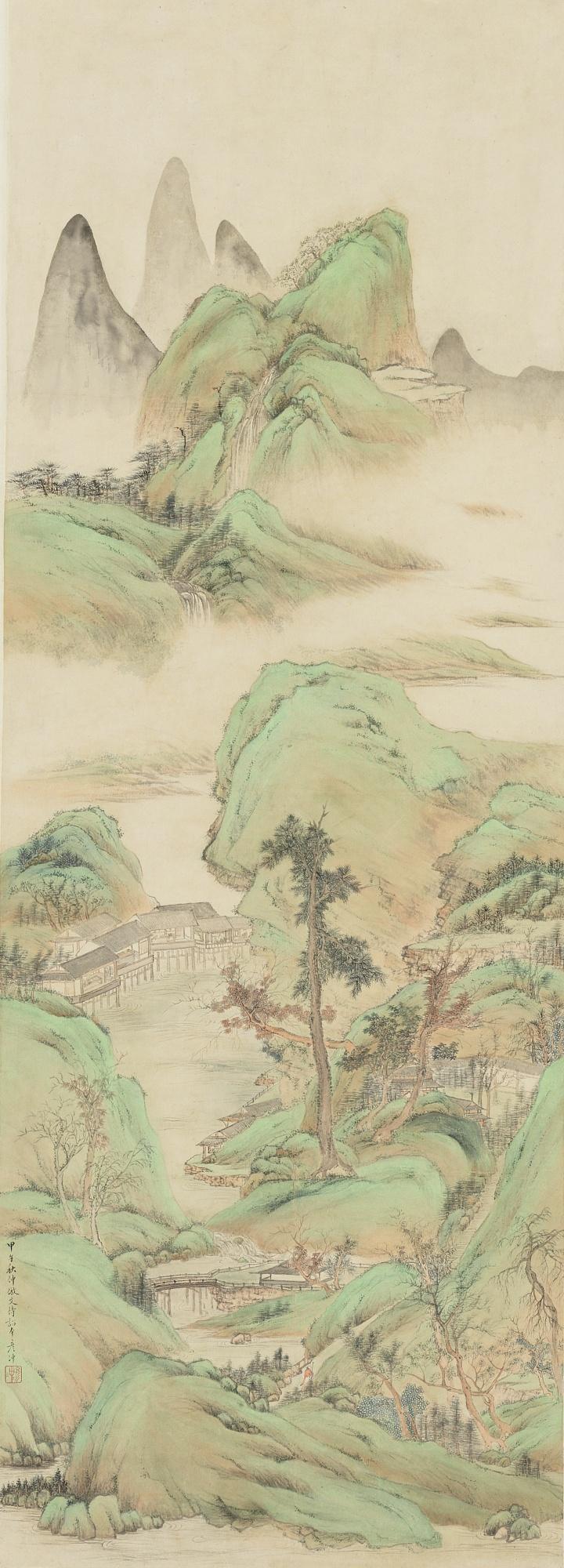 Liu Yanchong - Landscape After Wen Zhengming