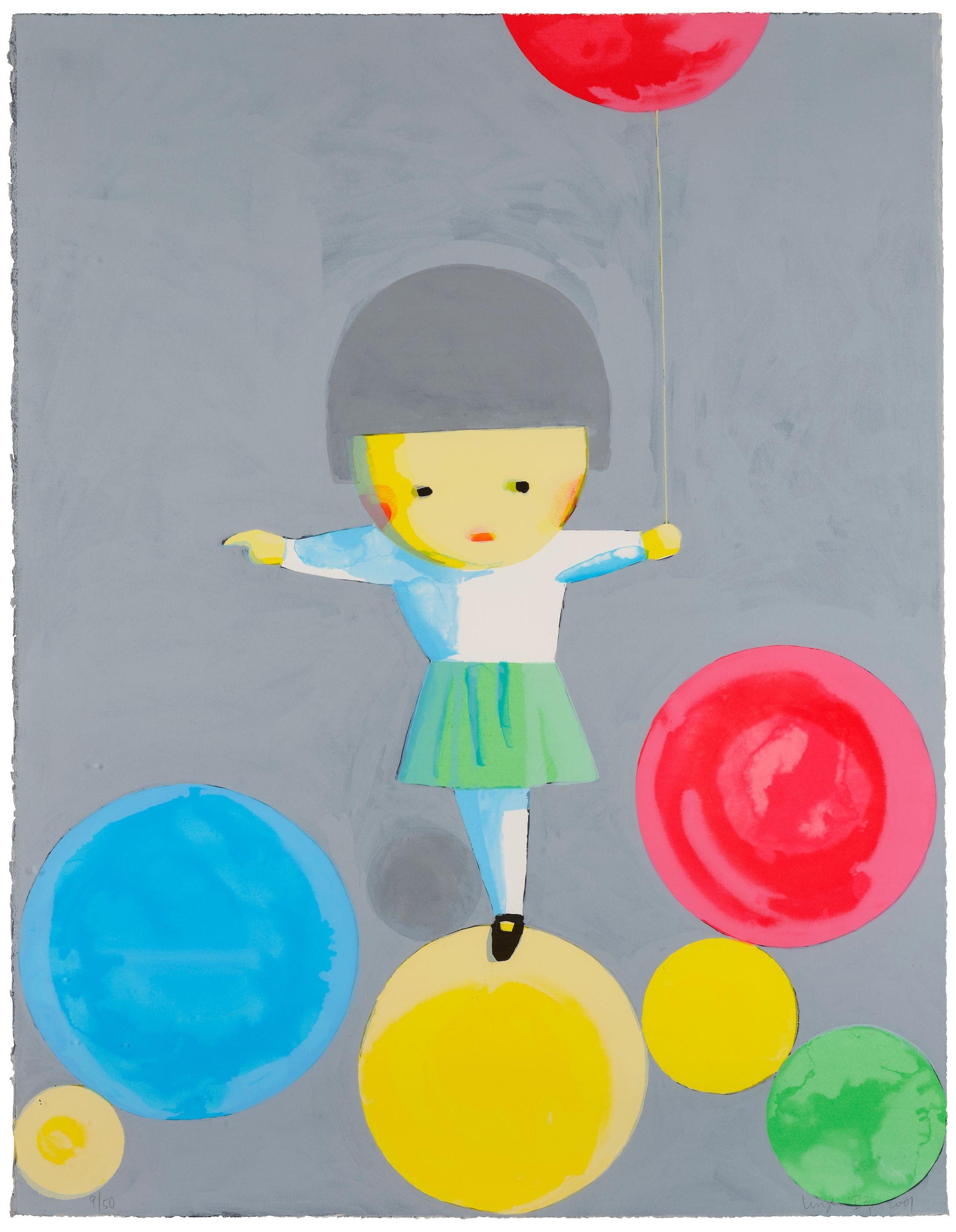 Liu Ye - Little Girl with Balloons