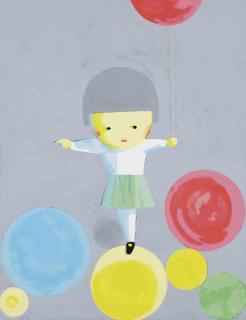 Liu Ye - Little Girl with Balloons