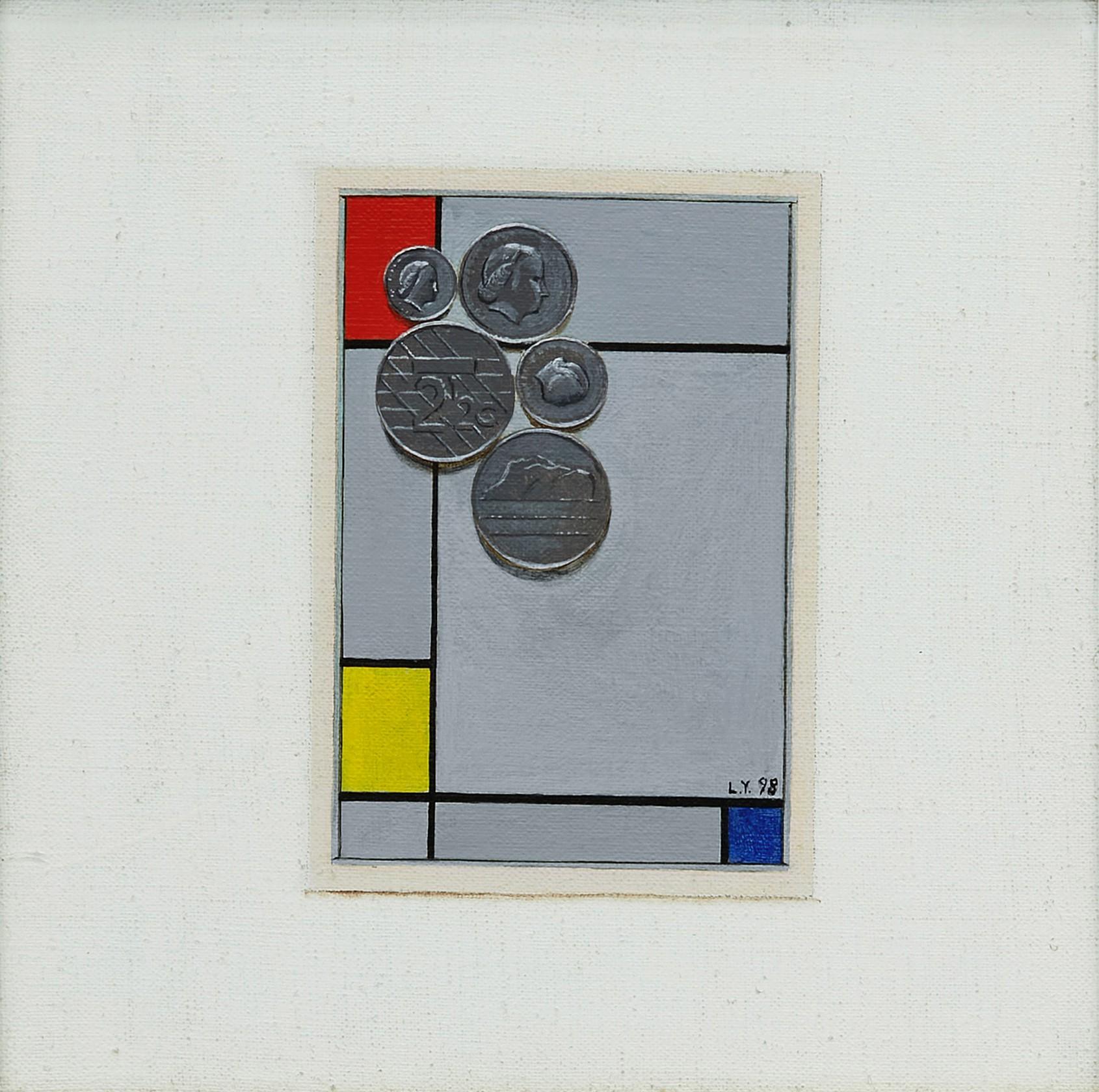 Liu Ye - Mondrian with Dutch Coins