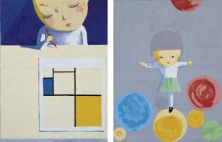 Liu Ye - She and Mondrain & Little Girl