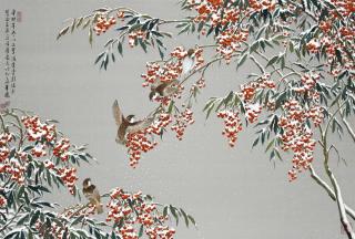 Liu Yong - Birds In The Winter Snow