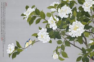 Liu Yong - Camillia And Birds