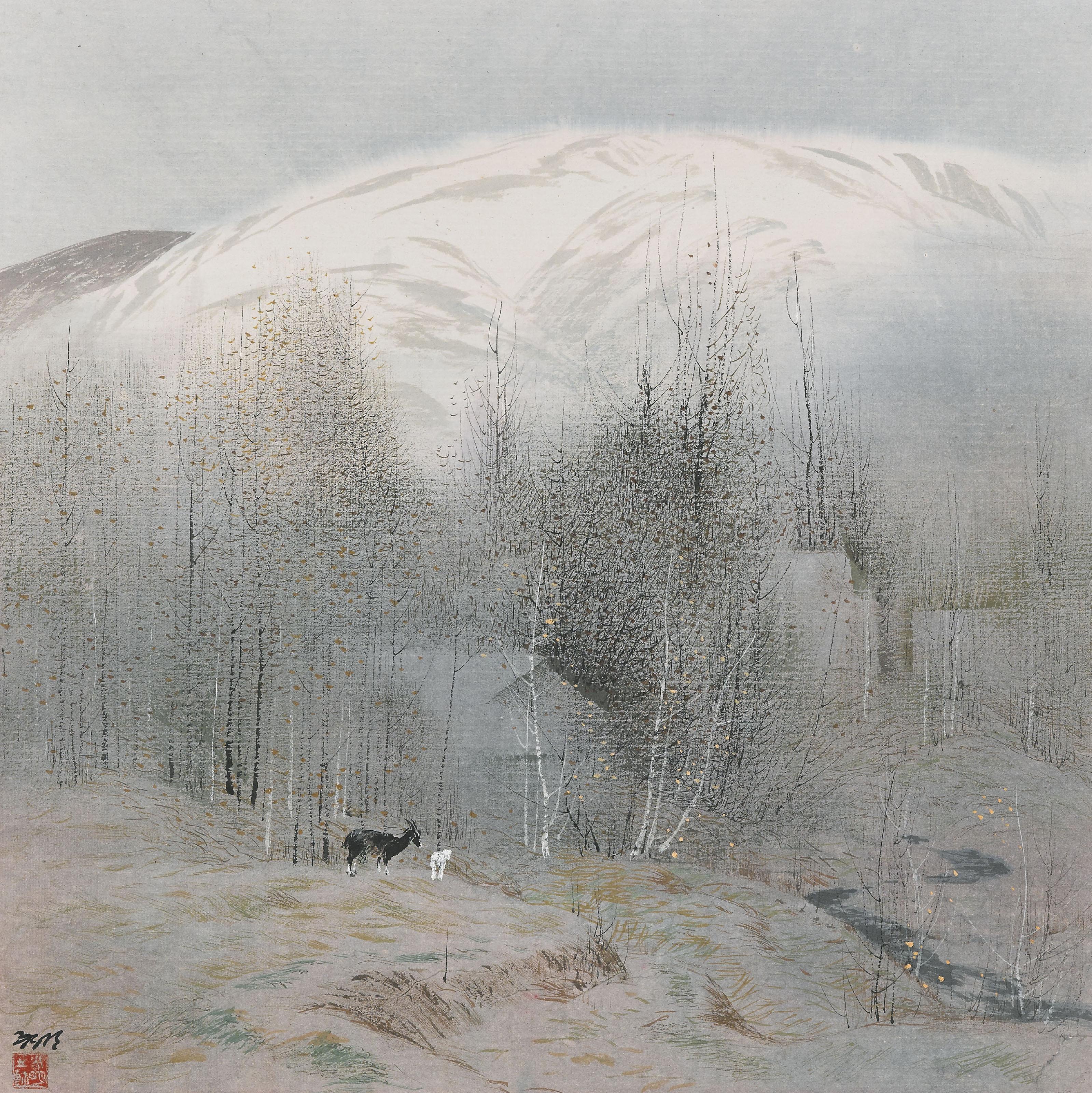 Liu Yongming - Snow on a Sunny Day