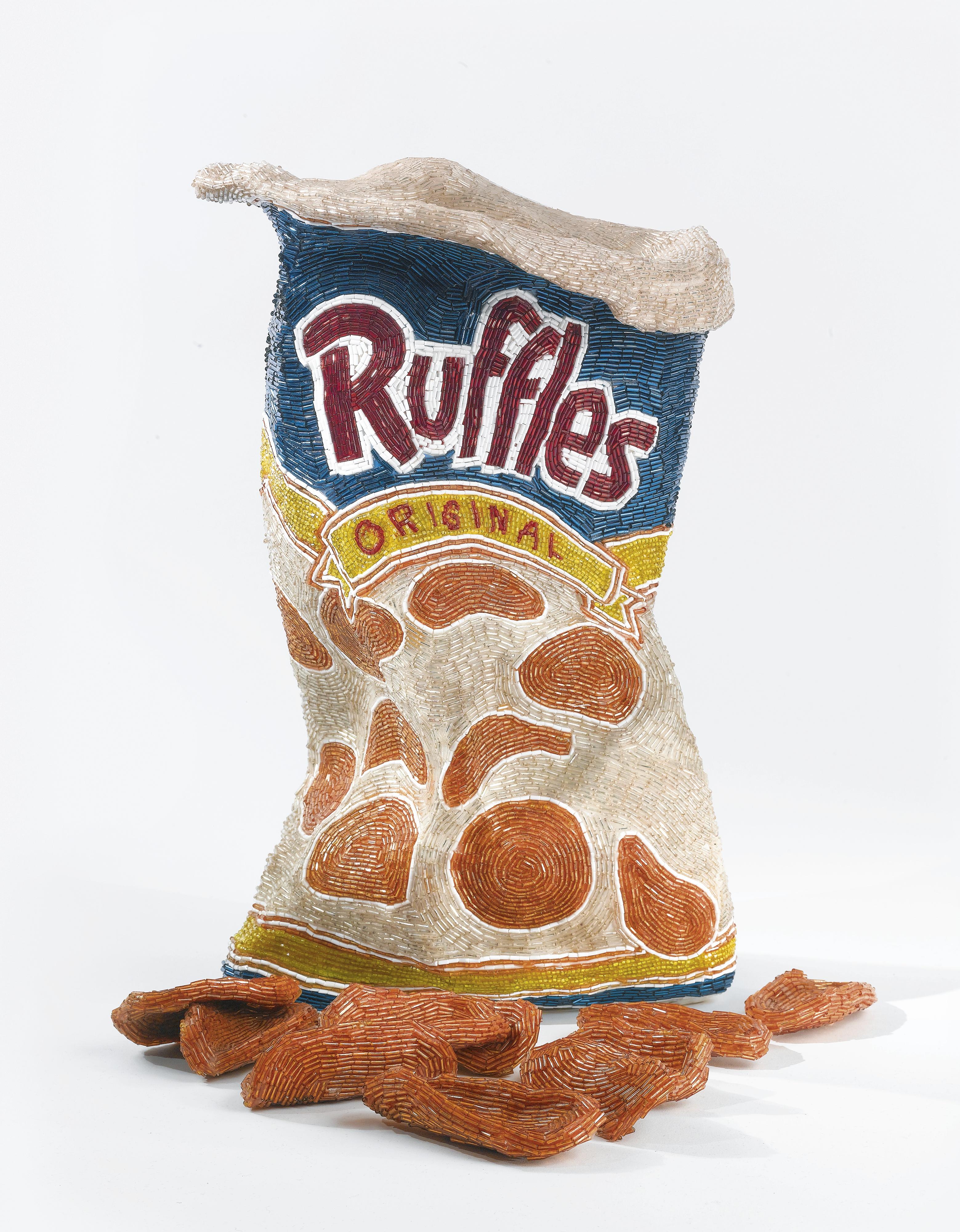Liza Lou - Bag Of Potato Chips, Ruffles