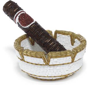 Liza Lou - Cigar and Ashtray