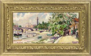 Llewellyn Petley Jones - Strand-on-the-Green, before Kew Bridge