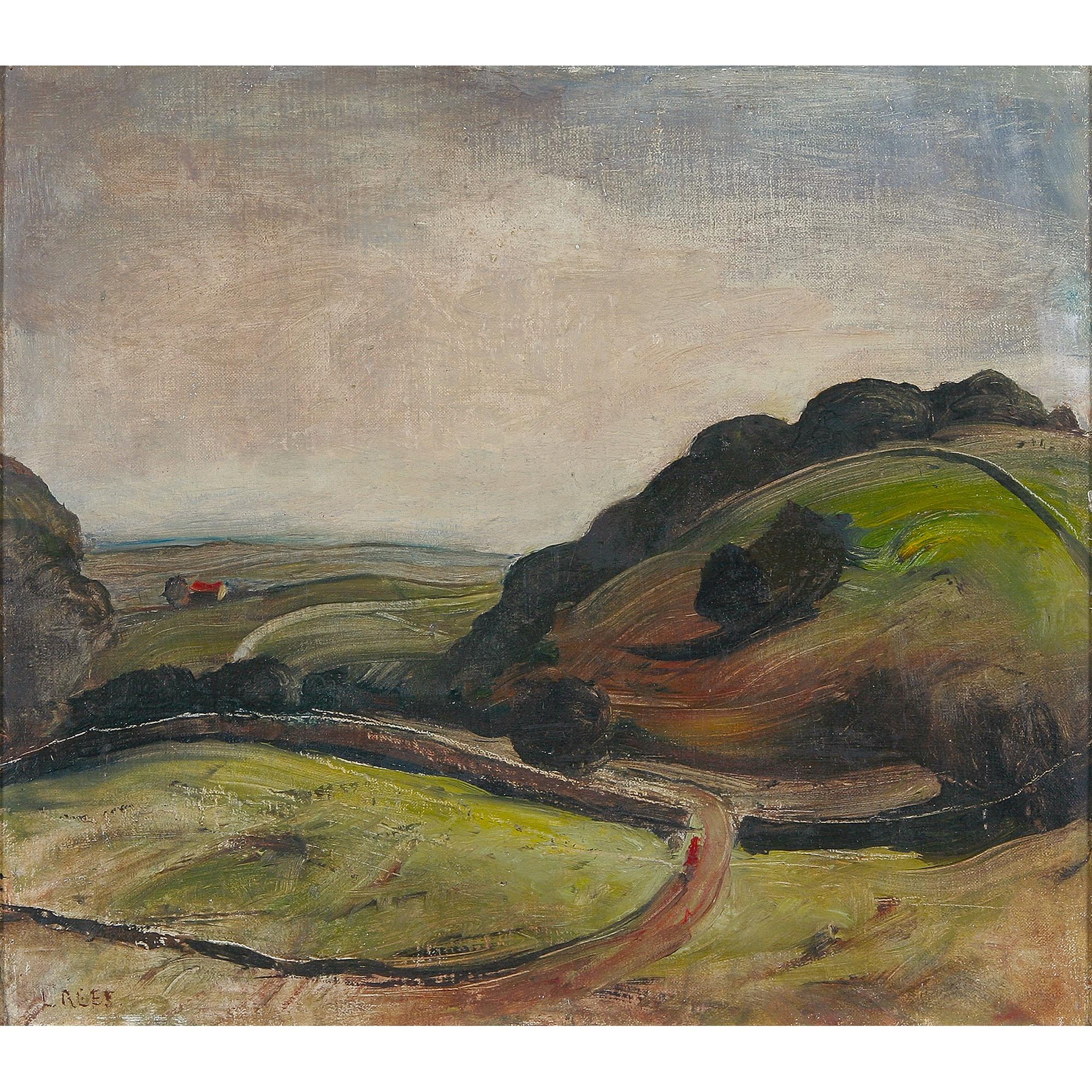 Lloyd Rees - Australian Mountain Slopes Near Berry