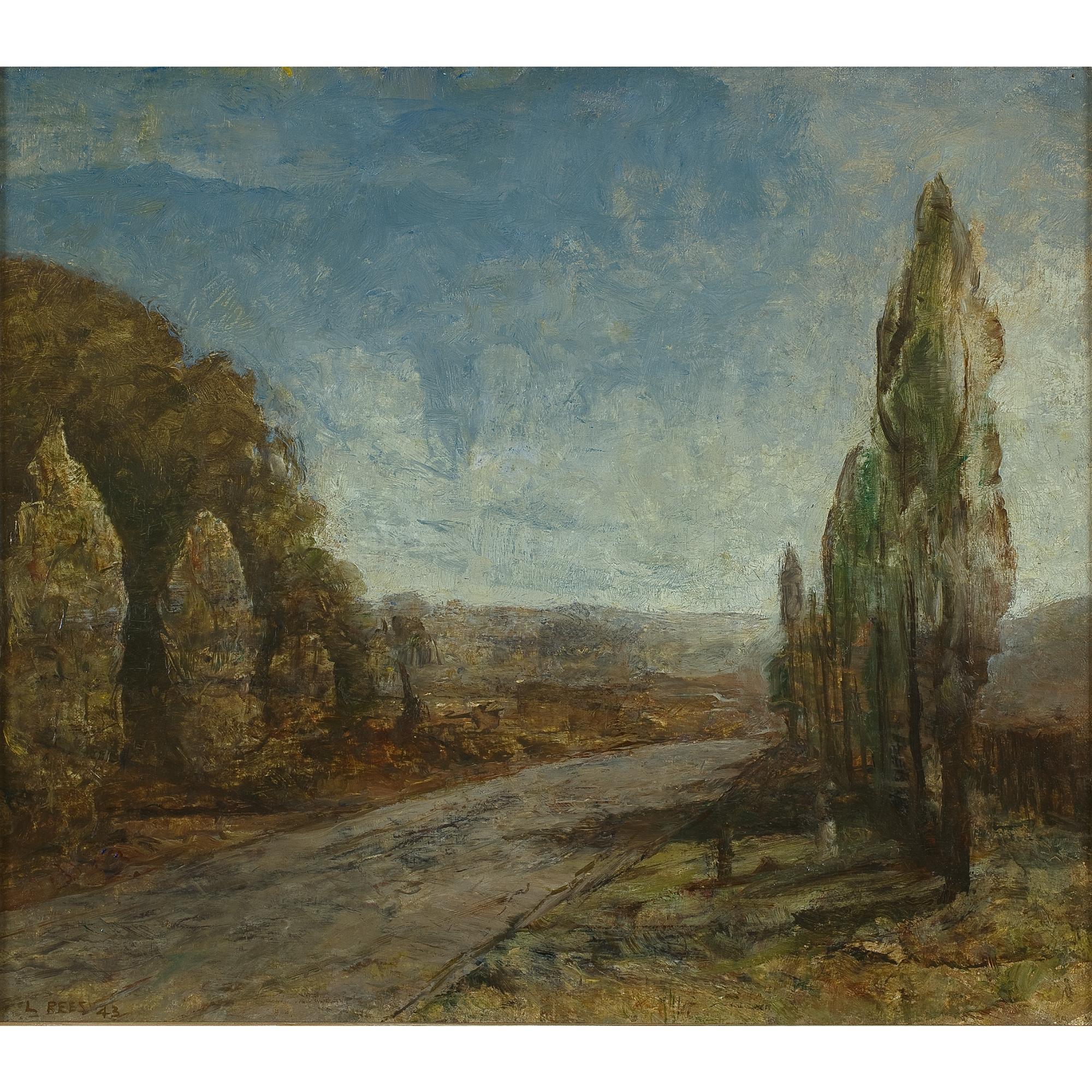Lloyd Rees - Australian Road Near Orange