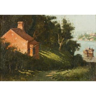 Lloyd Rees - Australian the Red House