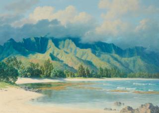 Lloyd Sexton, Jr. - Beach and Mountains, Haena, Kauai