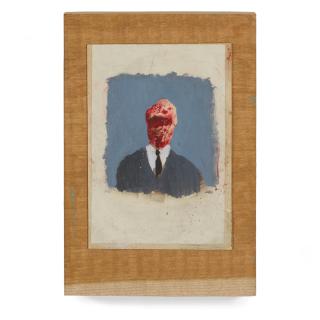 Llyn Foulkes - Untitled (Small Bloody Head), 2015