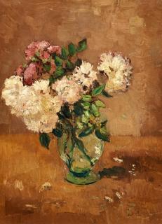 Lodewijk Stutterheim - Stillleben mit Pfingstrosen