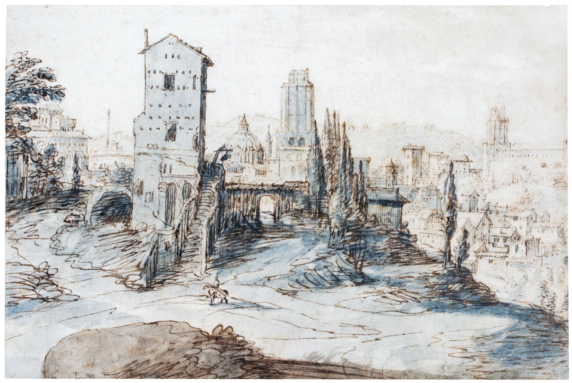 Lodewijk Toeput - A Capriccio View Of Rome