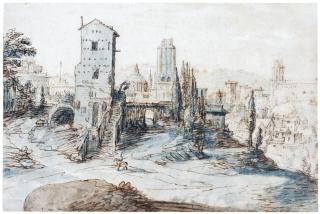 Lodewijk Toeput - A Capriccio View Of Rome