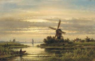 Lodewyk Johannes Kleyn - Daybreak, Holland