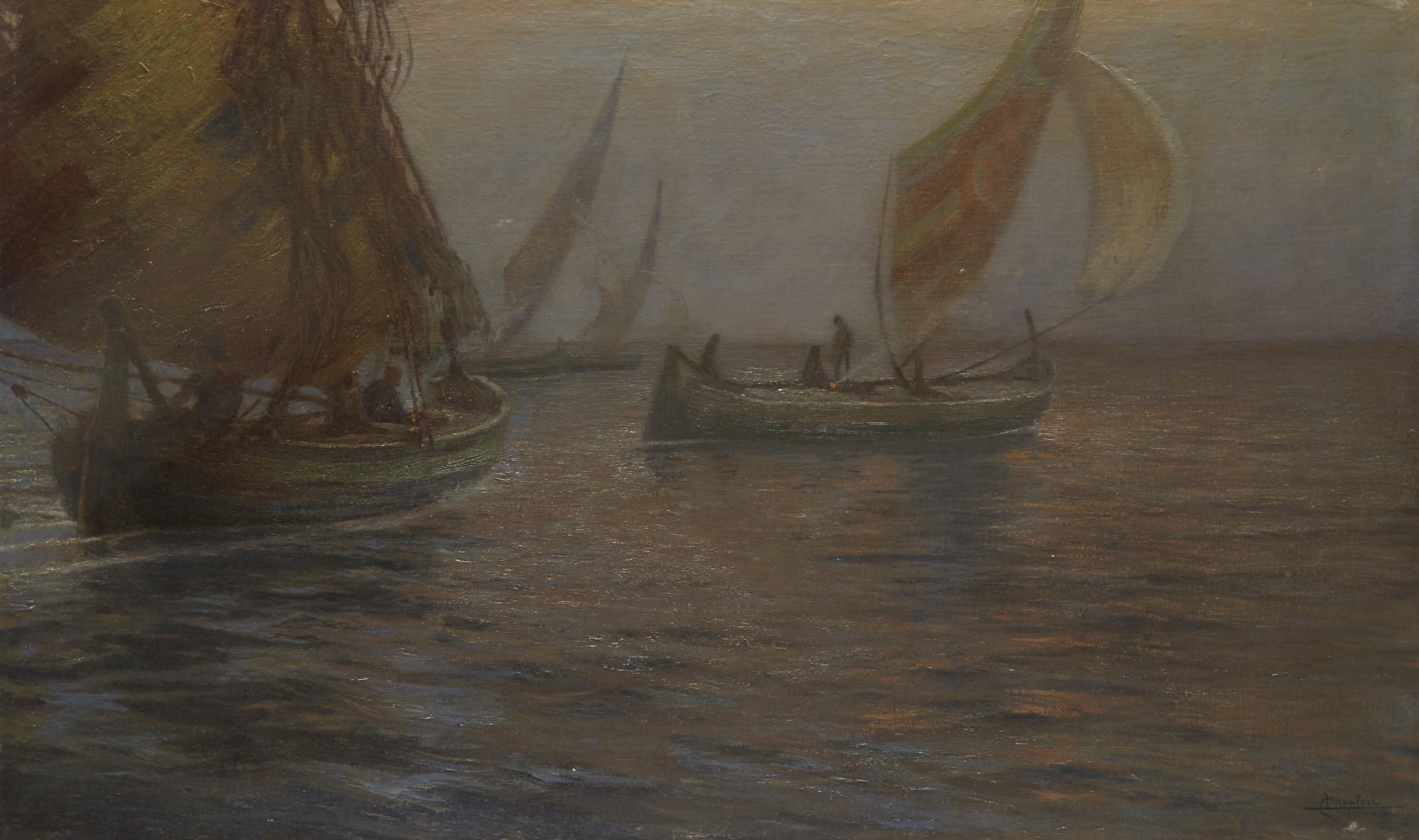 Lodovico Cavaleri - Brezza vespertina – Marina di Carrara