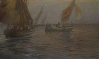 Lodovico Cavaleri - Brezza vespertina – Marina di Carrara