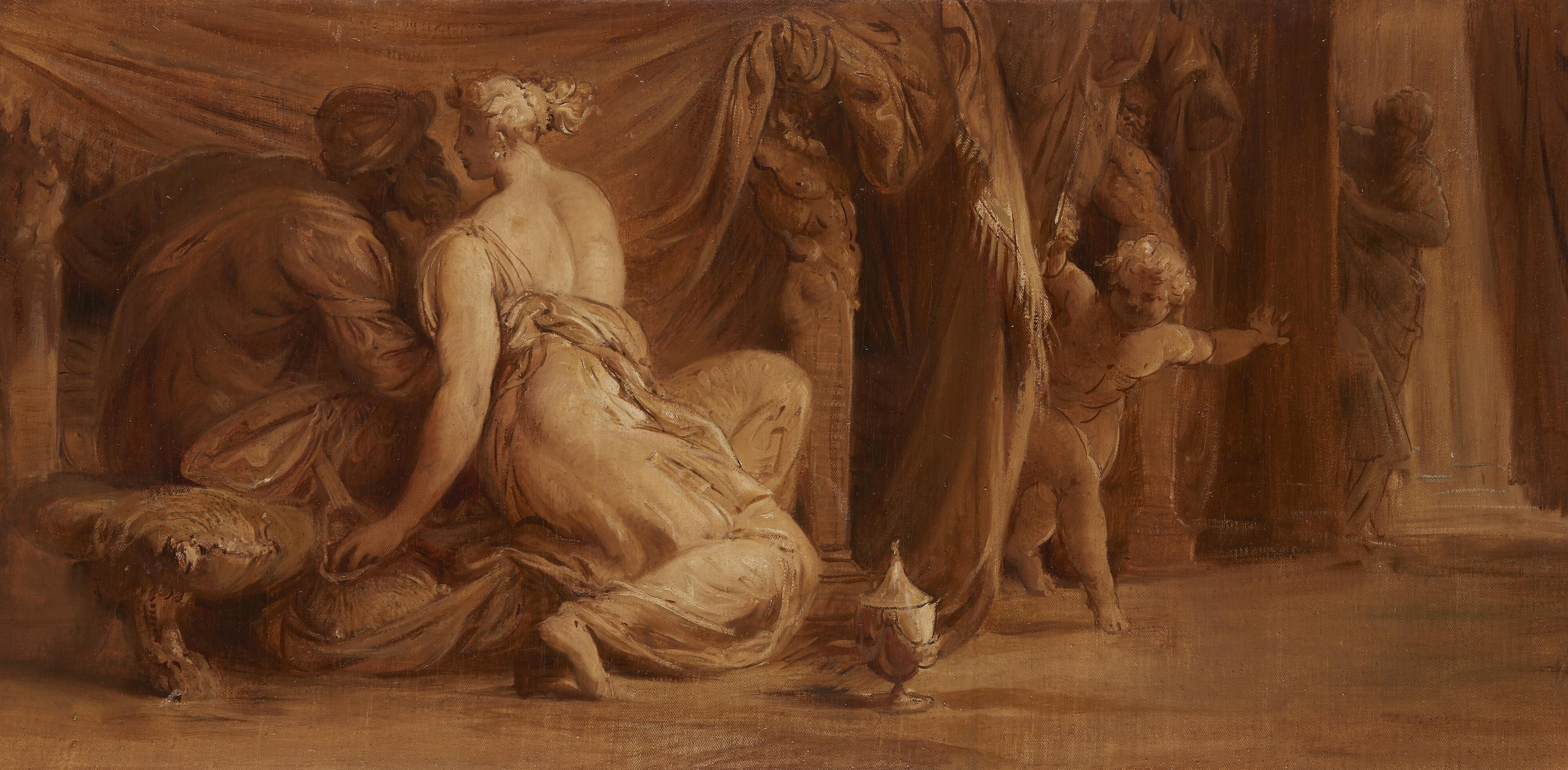 Lodovico Pogliaghi - Bozzetto per la scenografia di Nerone di Arrigo Boito