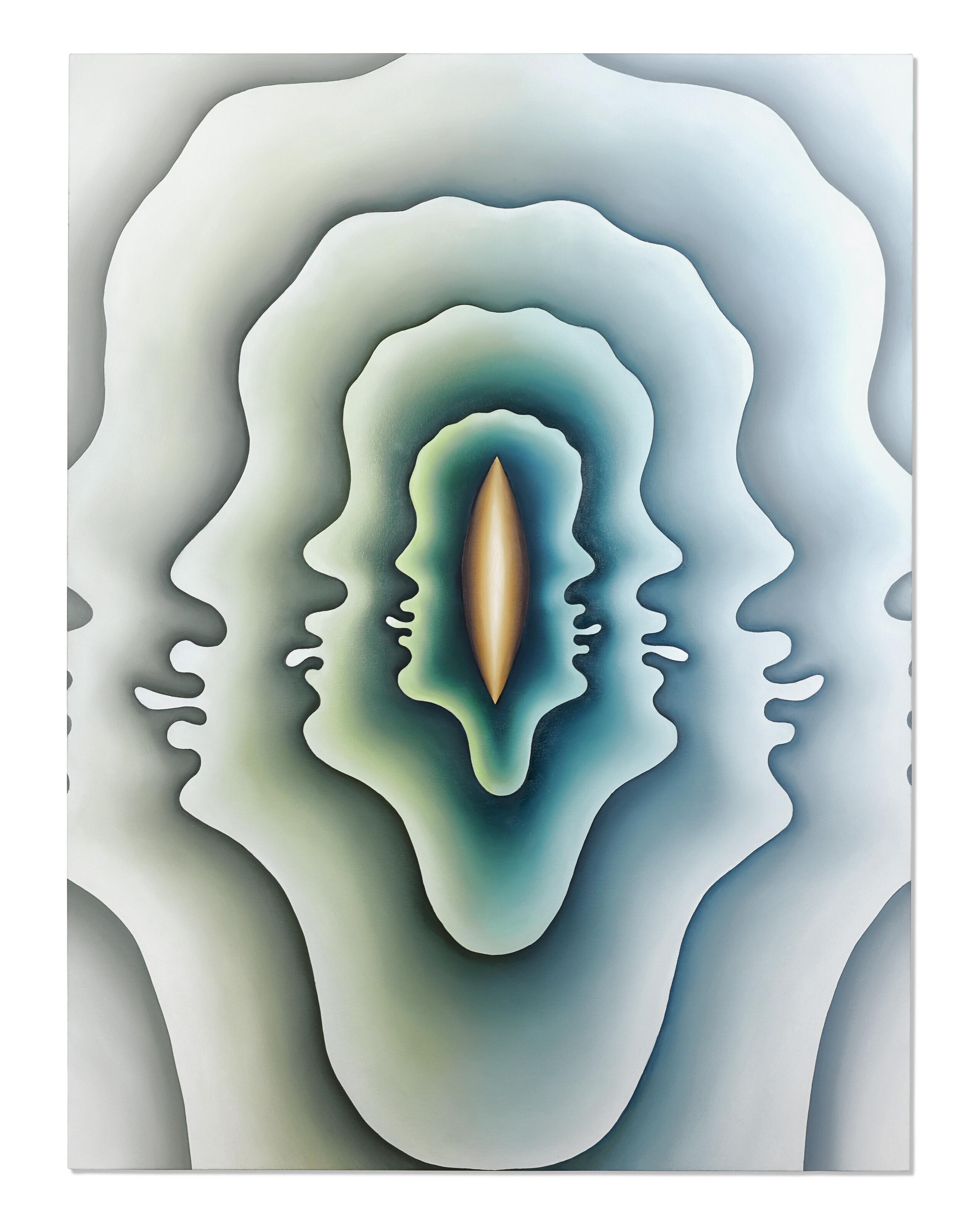 Loie Hollowell - Lick Lick in Blue, Green and Yellow