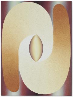 Loie Hollowell - Linked Lingam in brown-yellow and maroon