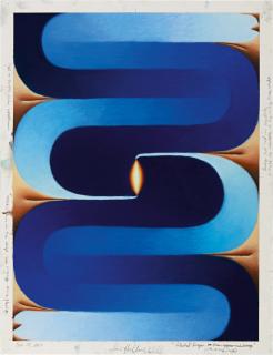 Loie Hollowell - Stacked Lingam (Blue, Orange, Flesh)
