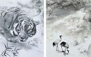 Long Chin-San - The Prey; Bubbling of the Spring & Cranes