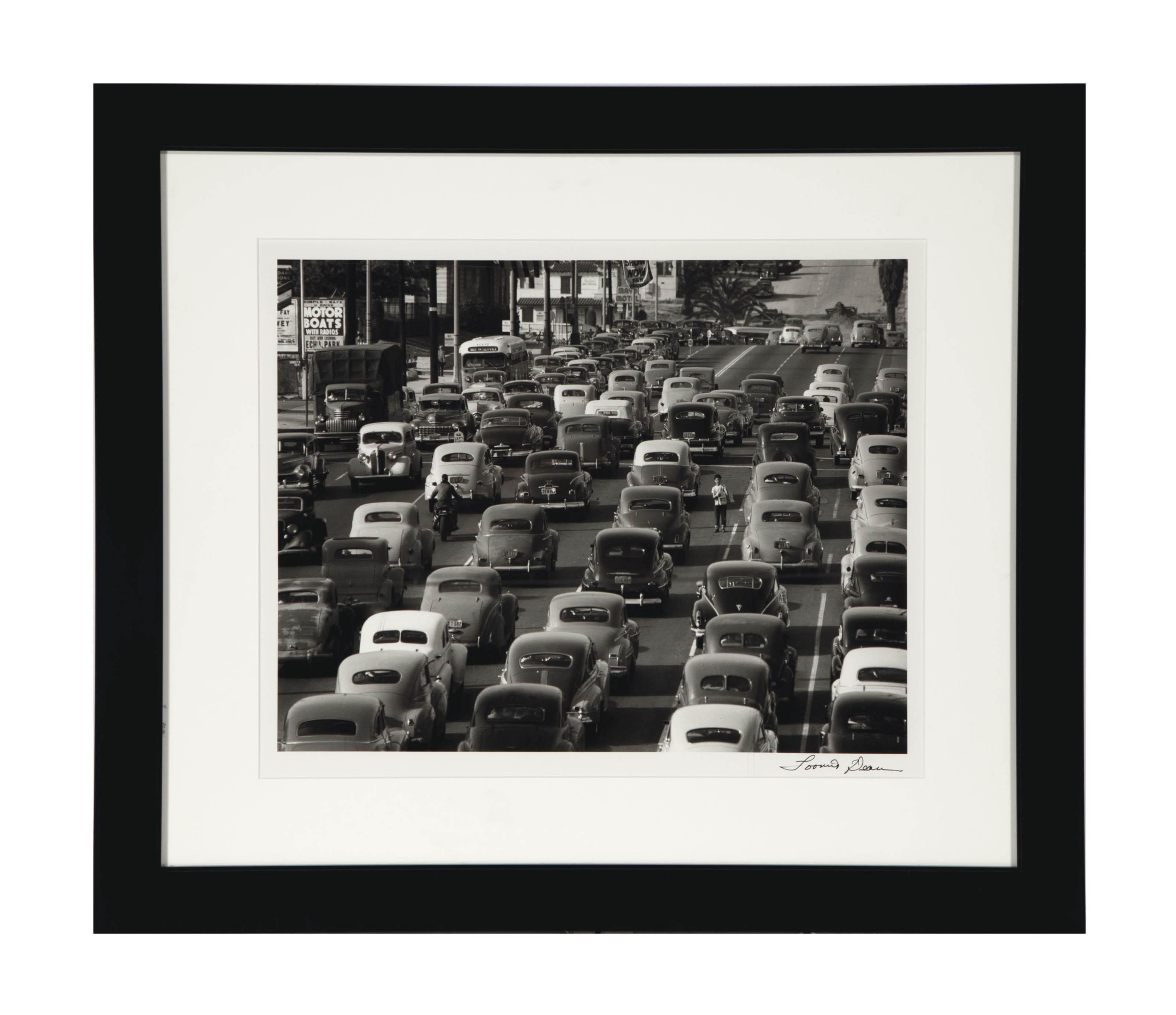Loomis Dean - Boy Selling Newspapers, Los Angeles, 1949