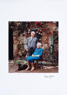 Lord Snowdon - Dame Agatha Christie and Sir Max Mallowan, 1974