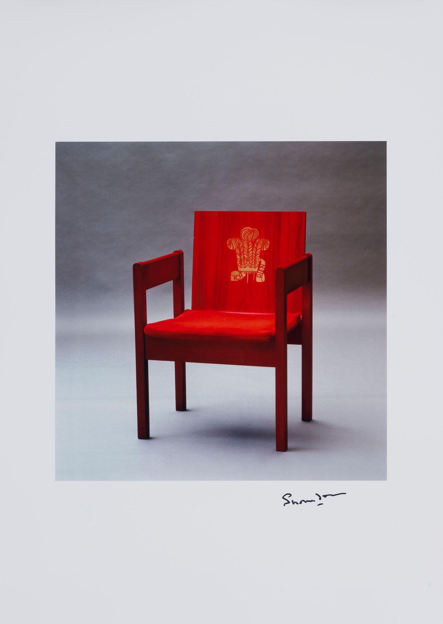 Lord Snowdon - Investiture Chair, 2013