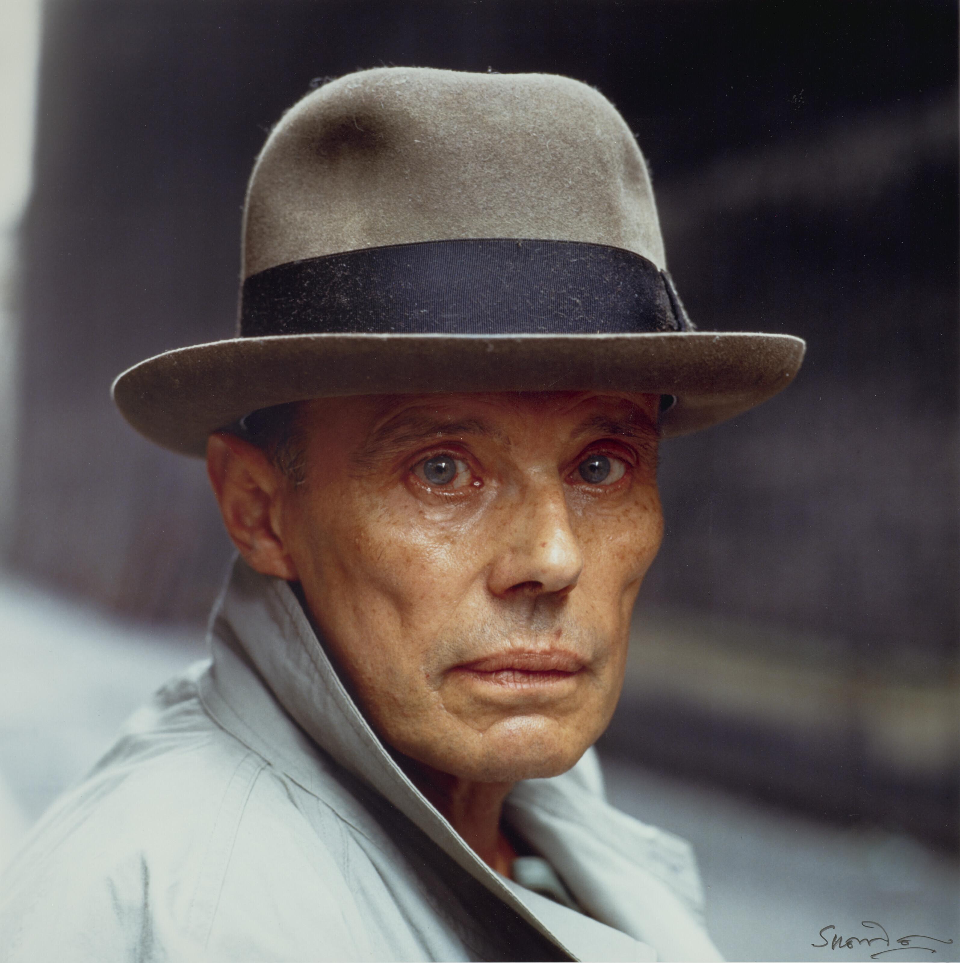Lord Snowdon - Joseph Beuys, British Vogue, February 1986