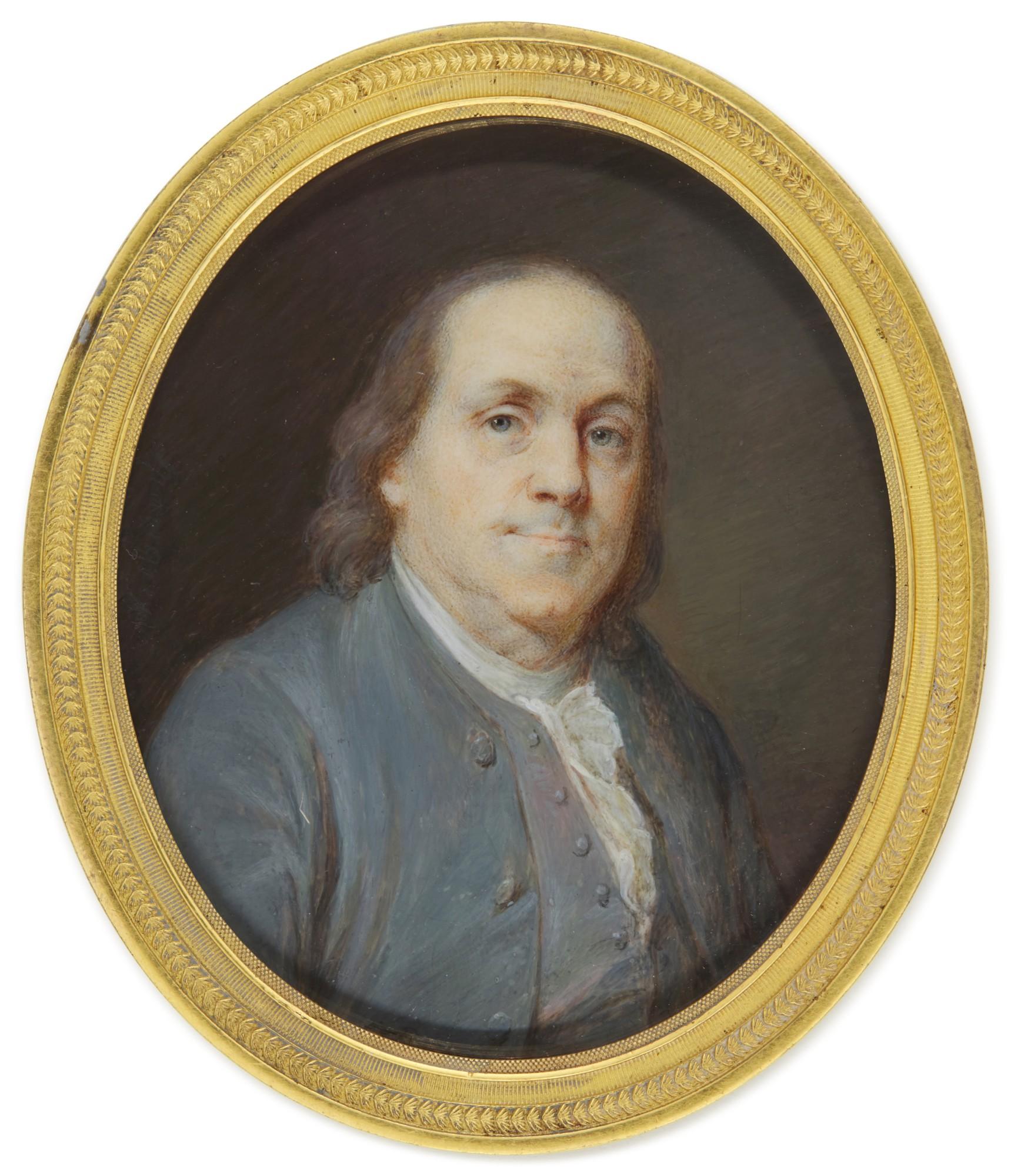 Lorenz Lars Svensson Sparrgren - Portrait of Benjamin Franklin (1706-1790), 1786
