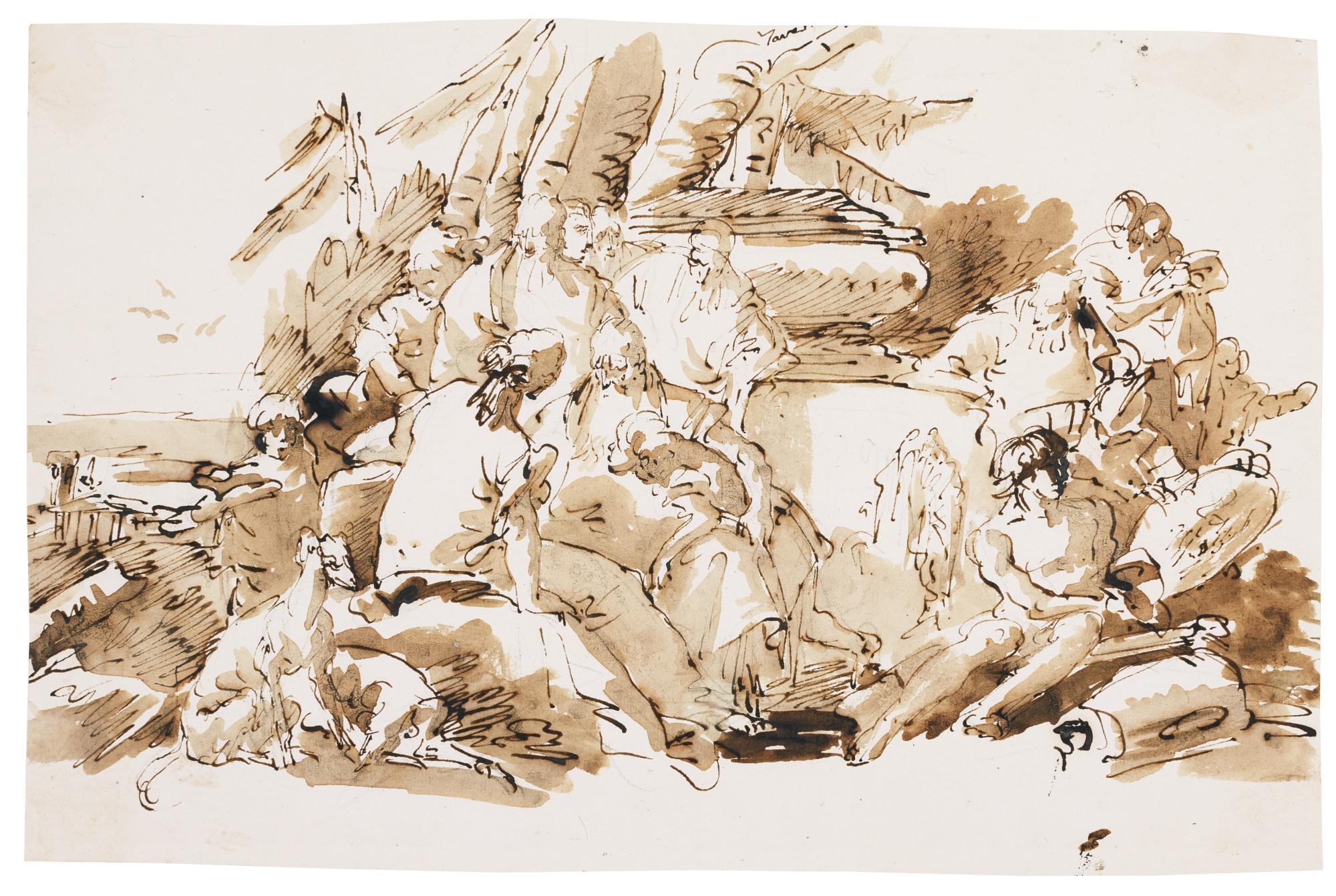 Lorenzo Baldissera Tiepolo - A Capriccio