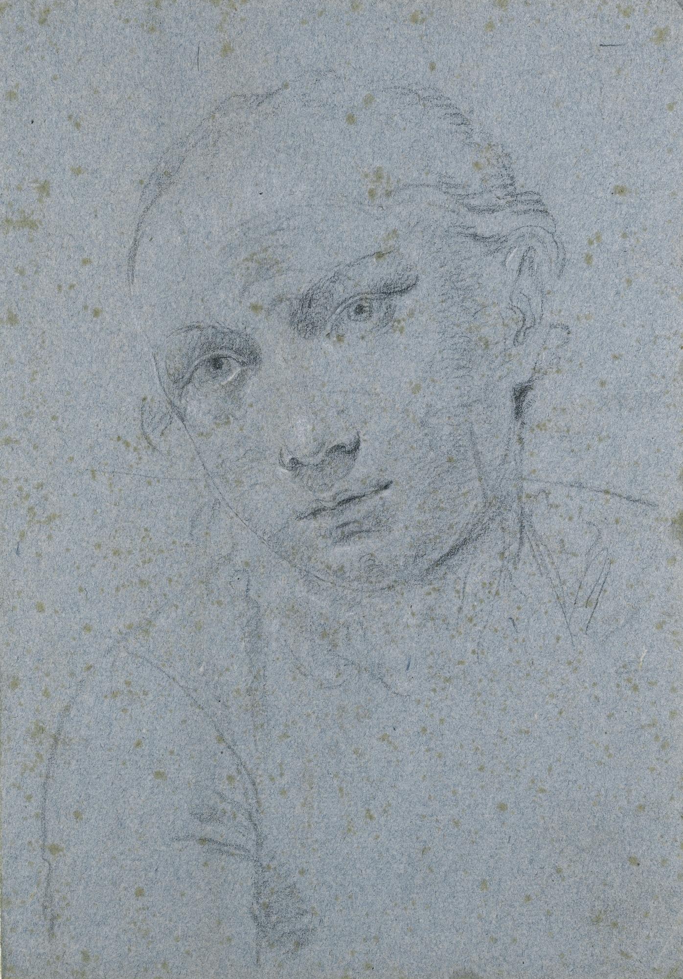 Lorenzo Baldissera Tiepolo - Recto: Head Of A Young Woman Verso: Head Of A Little Girl, Seen From The Side