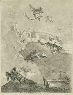 Lorenzo Baldissera Tiepolo - The Triumph of Venus (Rizzi 230, De Vesme, 9)