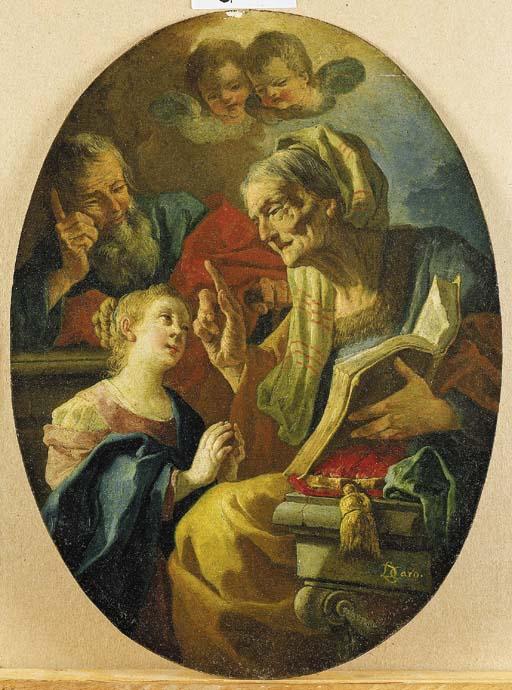 Lorenzo De Caro - L\'educazione della Vergine