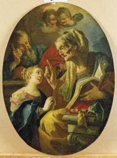 Lorenzo De Caro - L\'educazione della Vergine