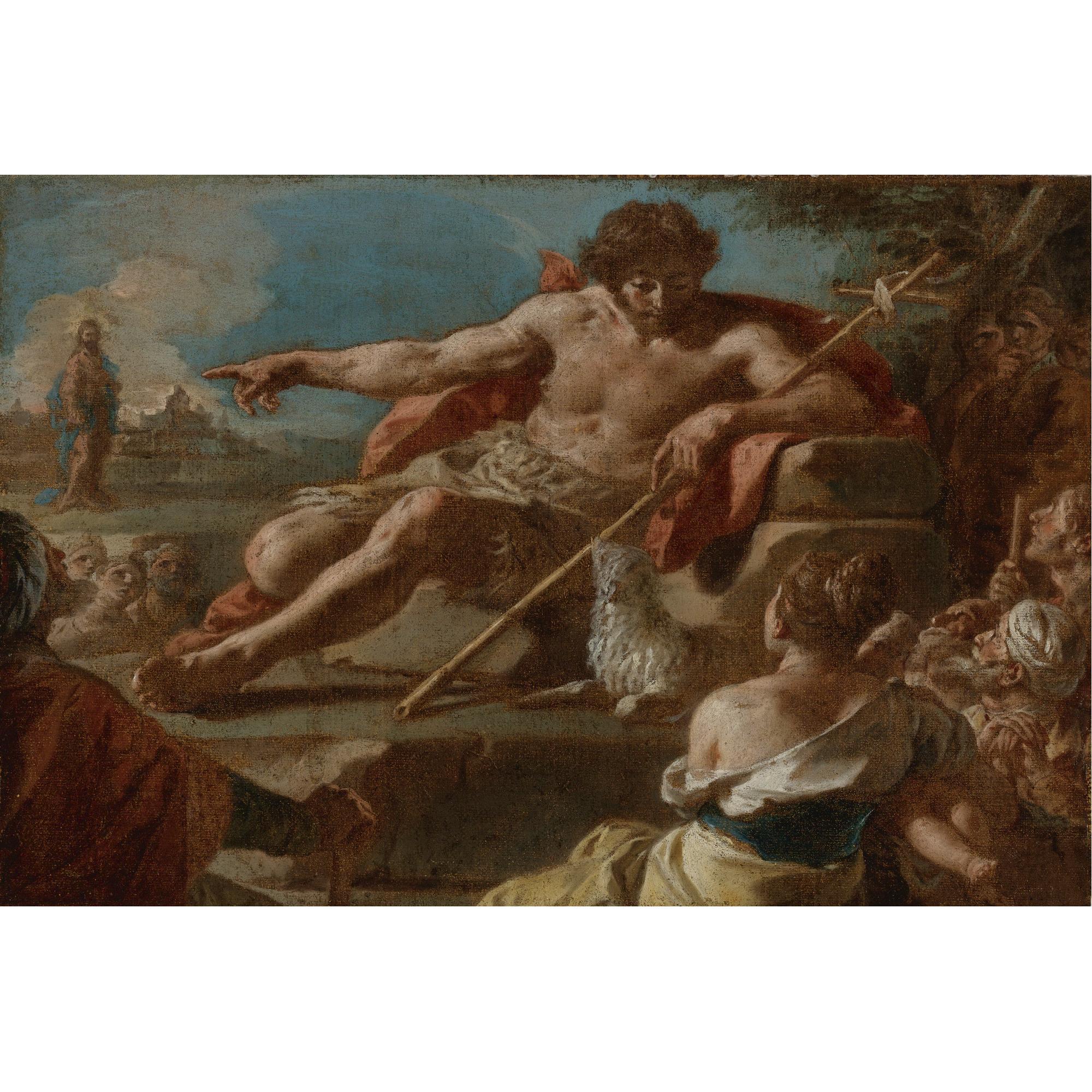 Lorenzo de Caro - Saint John The Baptist Preaching To The Multitude