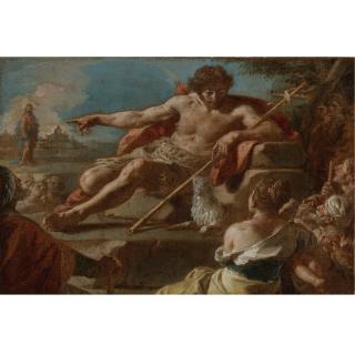Lorenzo de Caro - Saint John The Baptist Preaching To The Multitude