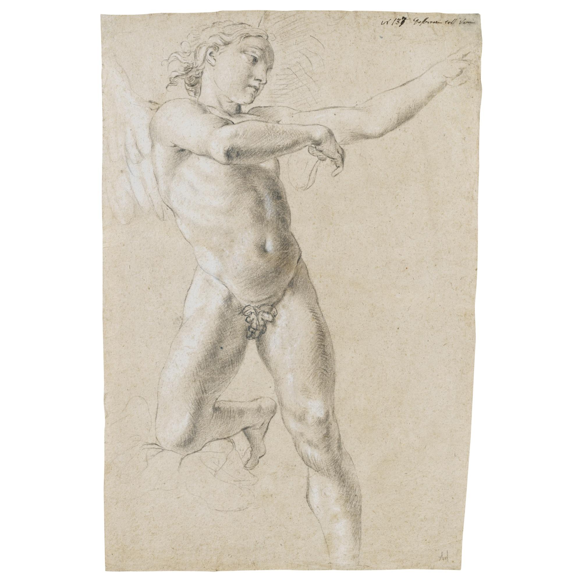 Lorenzo De\' Ferrari - Study For A Figure Of Icarus