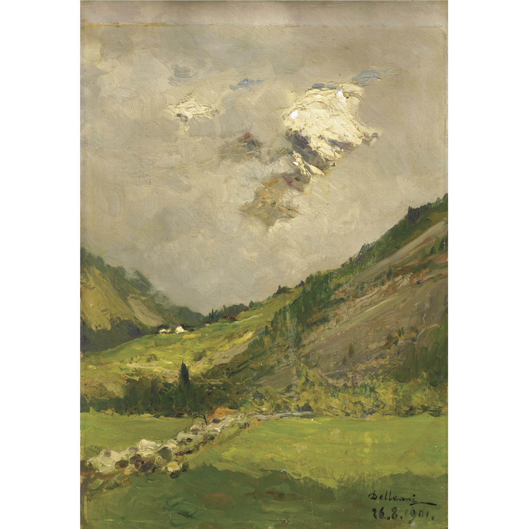 Lorenzo Delleani - Nuvole In Alta Montagna