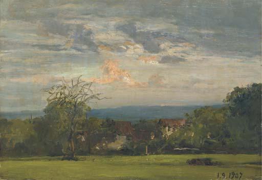 Lorenzo Delleani - September Landscape